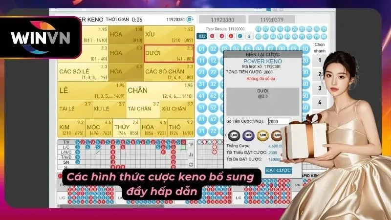 Các hình thức chơi Keno cực kỳ hấp dẫn đang có mặt tại nhà cái