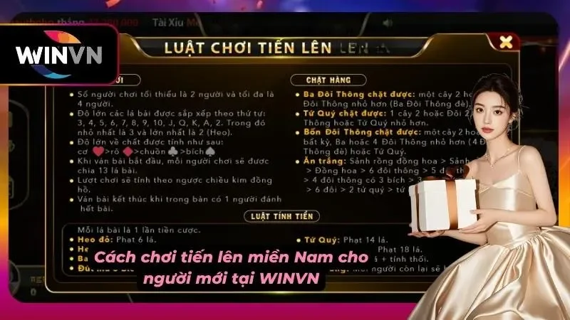 Tổng hợp luật đánh tiến lên miền Nam tại WINVN