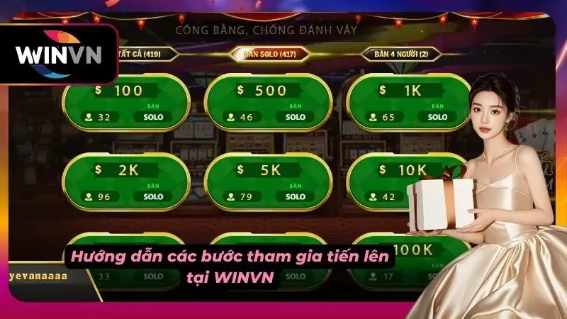 Cách chơi tiến lên với quy trình tham gia cho người mới